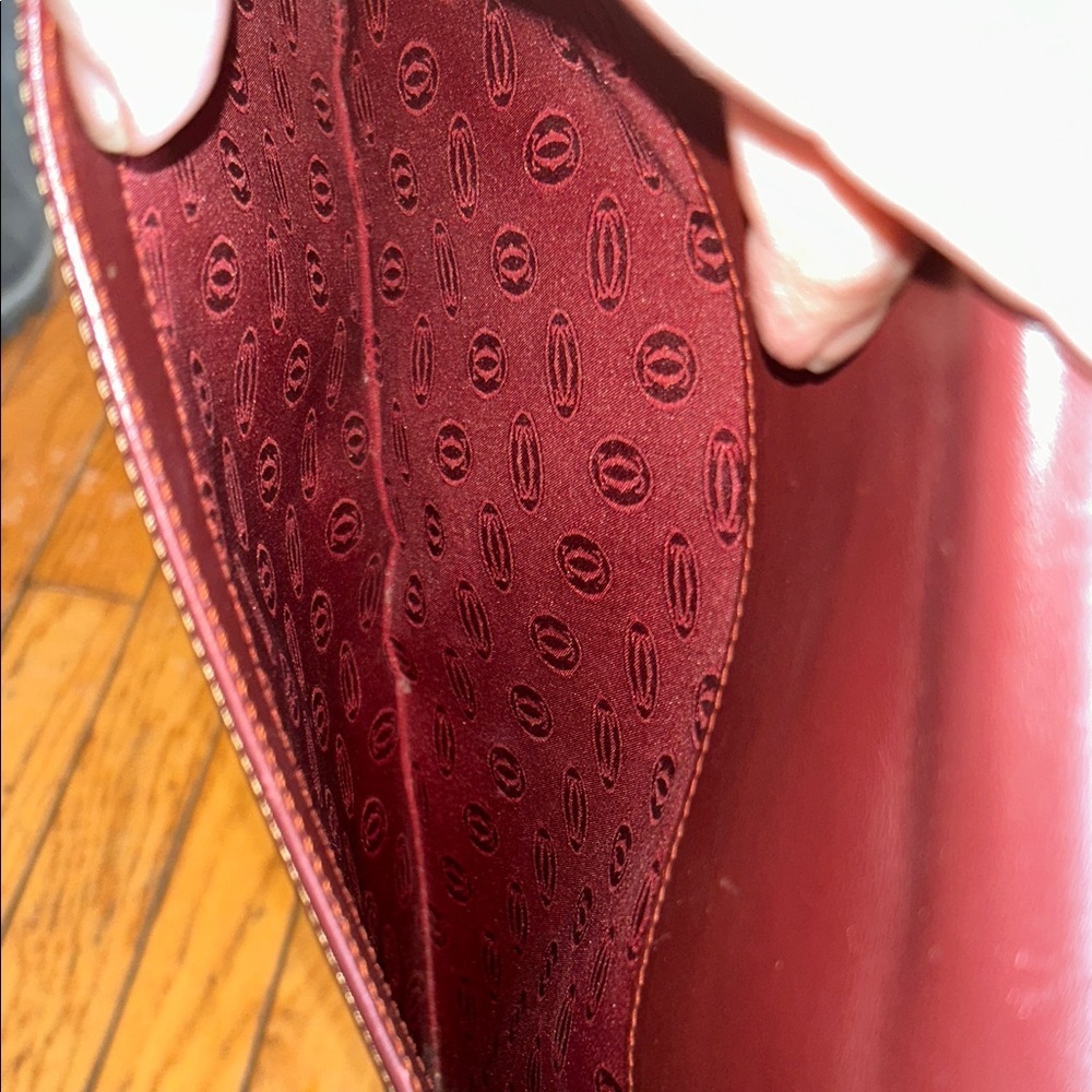 Cartier
Bordeaux Leather Handbag/ Kelly Bag - Picture 6 of 15